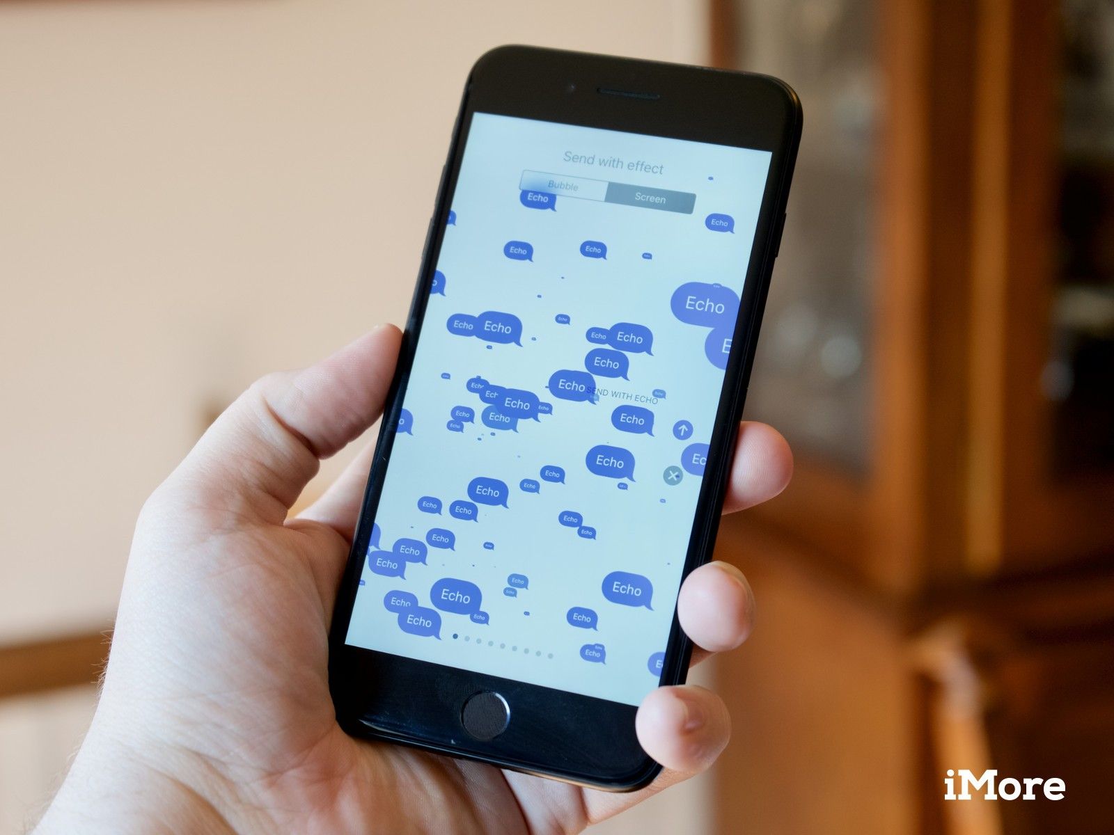 Как использовать Эхо-эффект в сообщениях на iPhone и iPad |