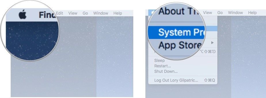 Настройки открытия