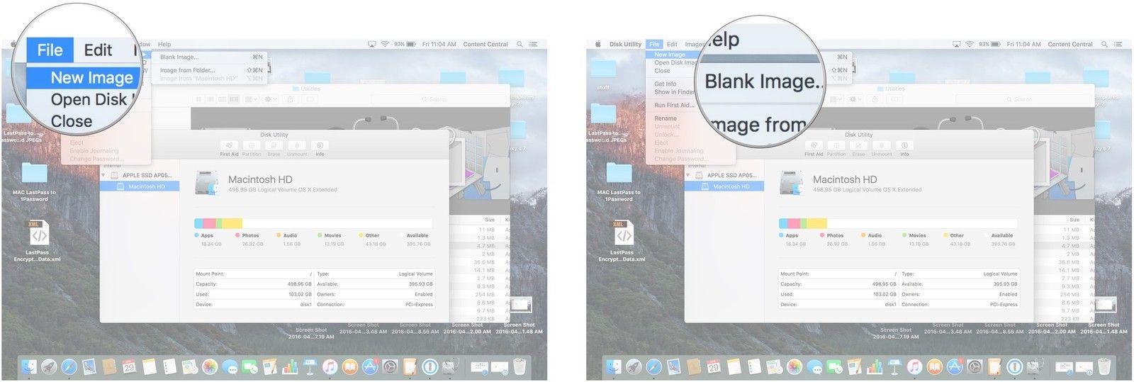 Нажмите на файл и нажмите на новое изображение. Нажмите на пустое изображение.
