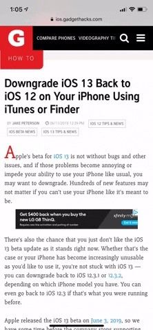 Как сделать текст больше или меньше в iOS 13's Safari — Without Affecting the Rest of the Webpage