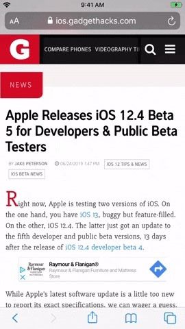 Как сделать текст больше или меньше в iOS 13's Safari — Without Affecting the Rest of the Webpage