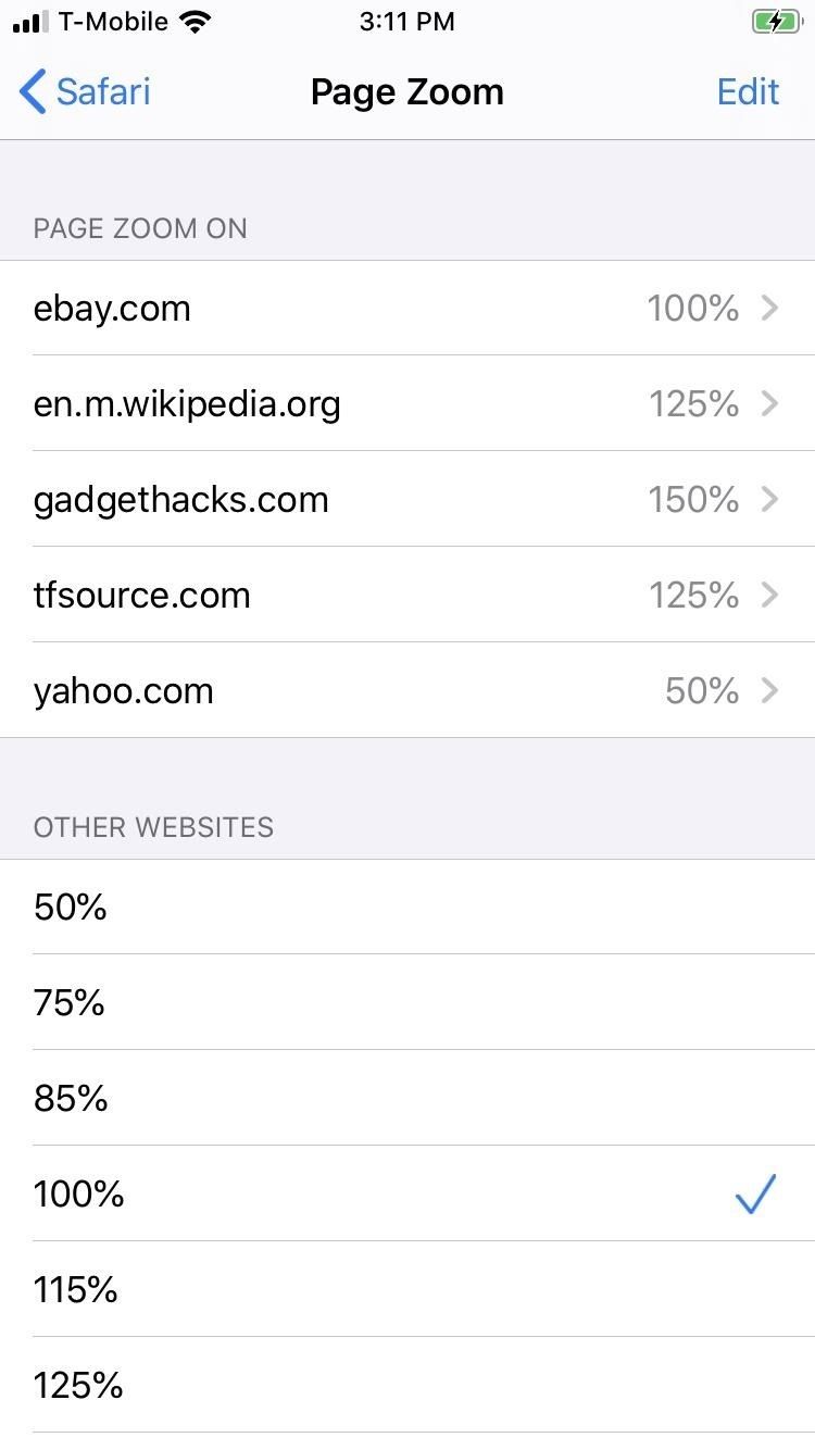 Как сделать текст больше или меньше в iOS 13's Safari — Without Affecting the Rest of the Webpage