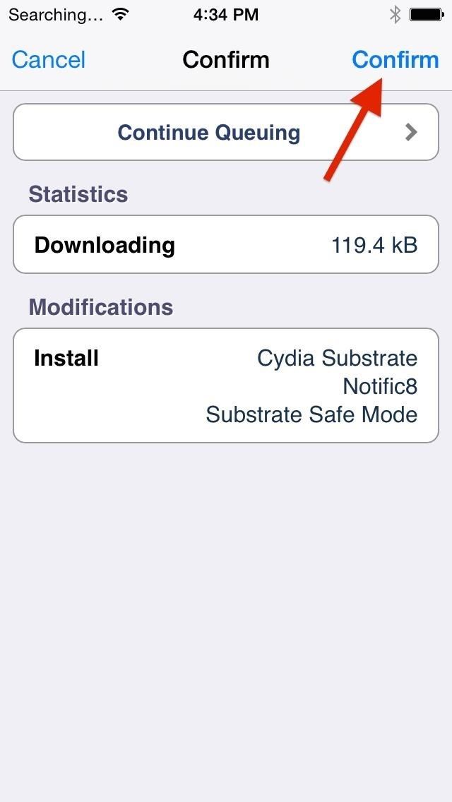 Как установить iOS 8's New Notification Center on iPads & iPhones Running iOS 7