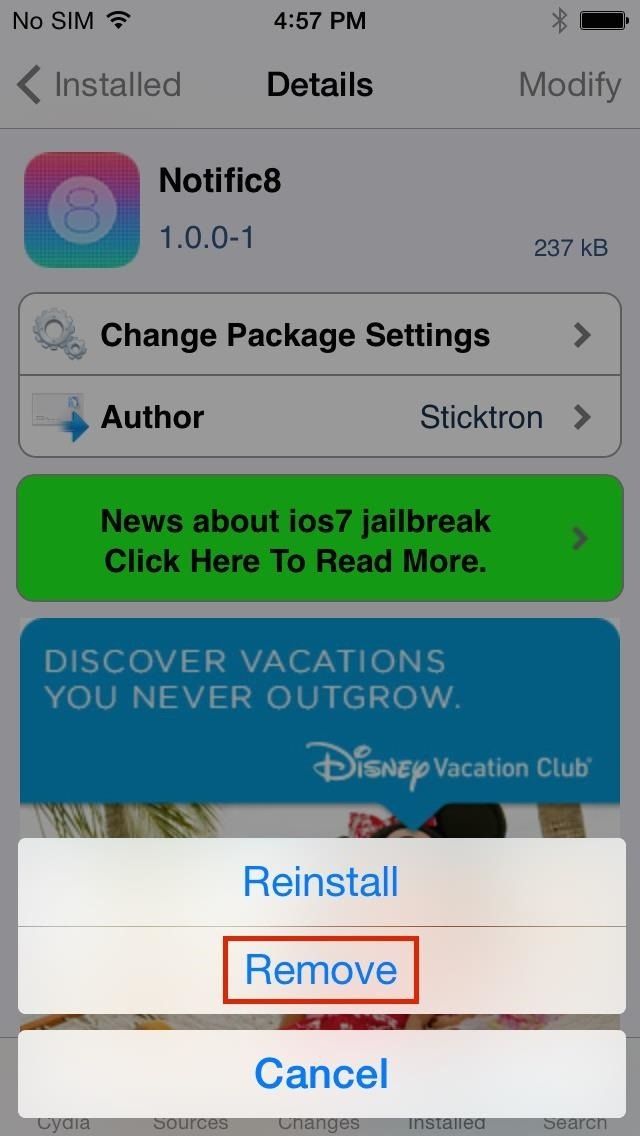 Как установить iOS 8's New Notification Center on iPads & iPhones Running iOS 7