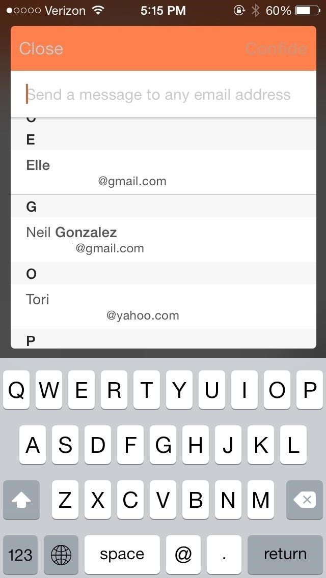 Новое приложение для самоуничтожения сообщений