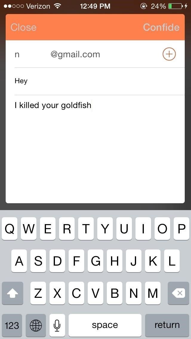 Новое приложение для самоуничтожения сообщений