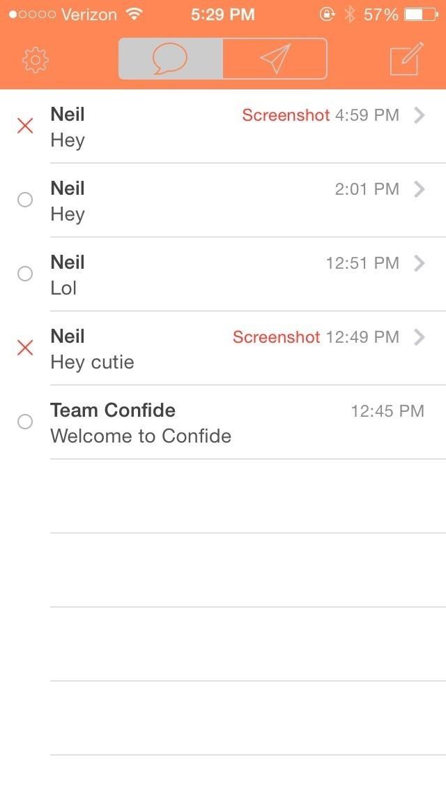 Новое приложение для самоуничтожения сообщений