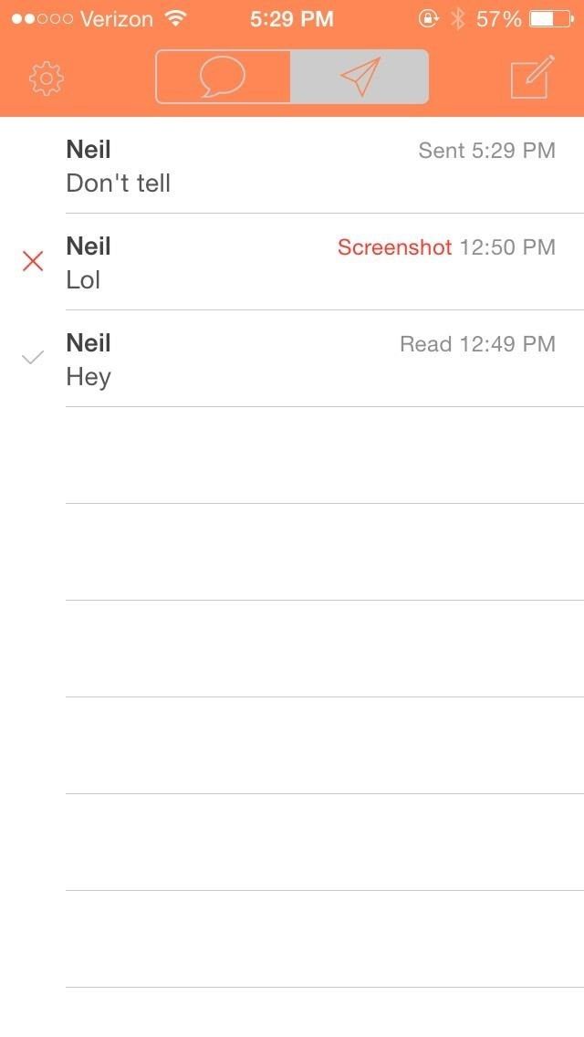 Новое приложение для самоуничтожения сообщений
