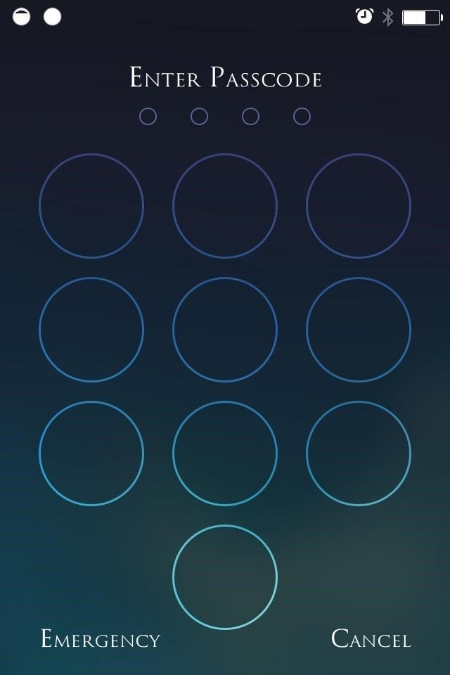 Усильте свой iPhone's Passcode Security with a Blank Keypad on Your iOS 7 Lock Screen