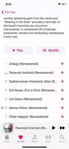 Просматривайте движущиеся, синхронизированные по времени тексты в Apple Music, чтобы петь вместе с любимыми песнями в iOS 13
