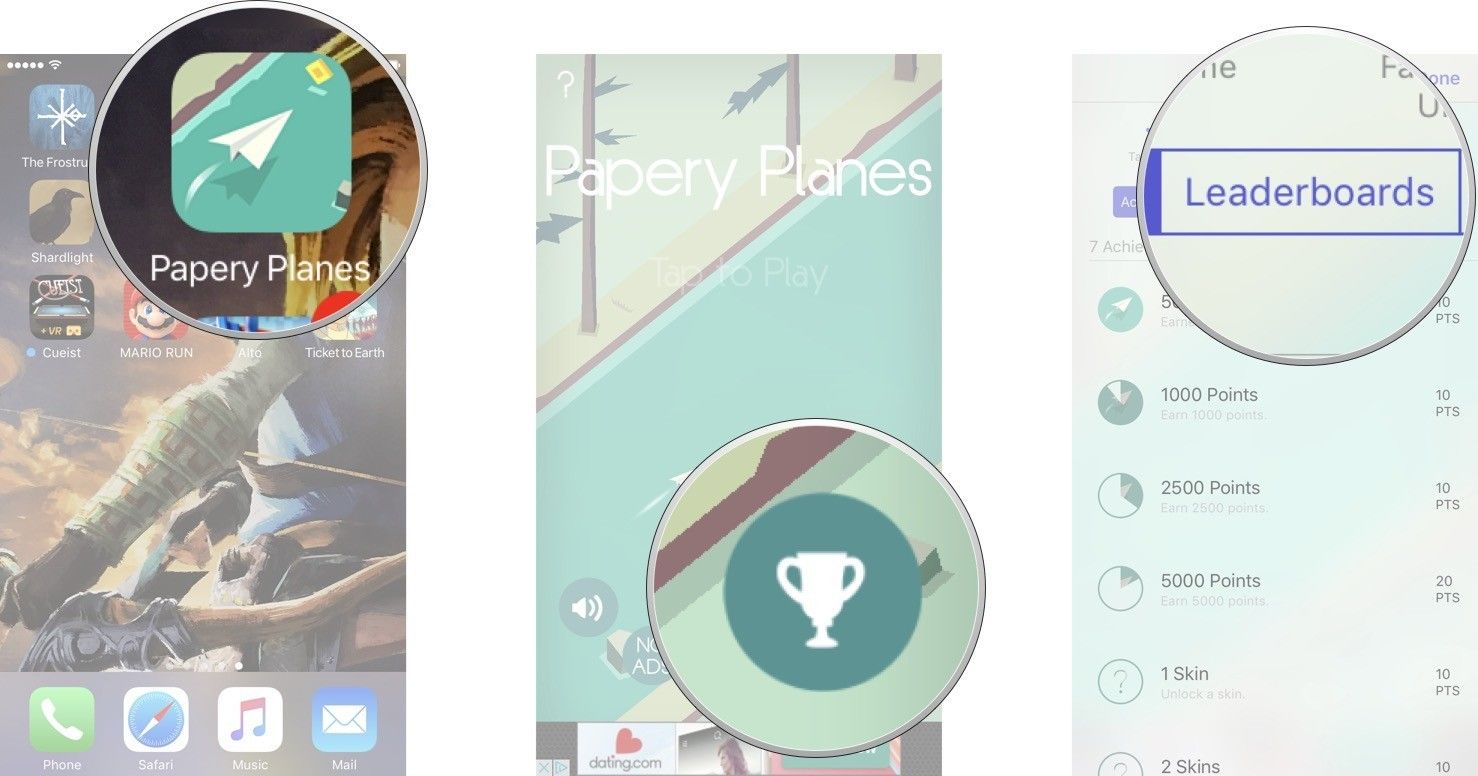 Запустите игру на главном экране, нажмите на кнопку достижений, нажмите вкладку доски объявлений.