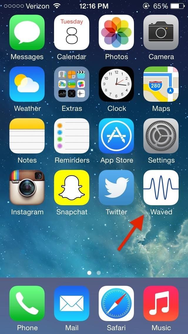 Waved: быстрые голосовые сообщения для вашего iPhone