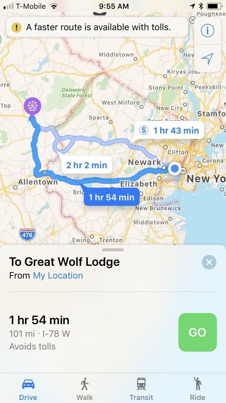 Apple Maps 101: как избежать платных маршрутов во время проезда