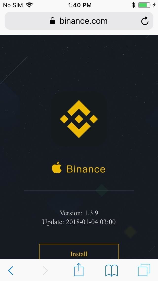 Binance 101: как установить мобильное приложение на свой iPhone