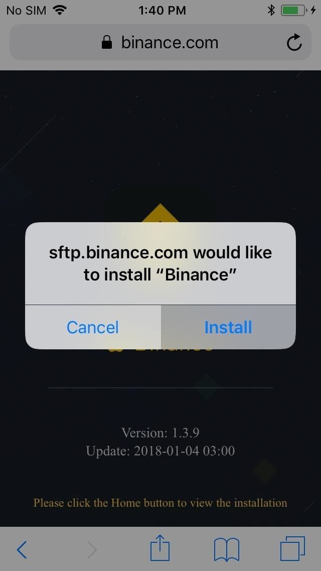 Binance 101: как установить мобильное приложение на свой iPhone