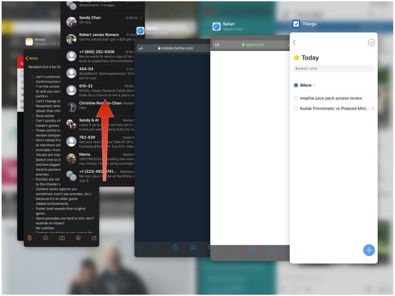 Сдвиньте переключатель Slide Over Switch, чтобы закрыть Сдвиньте переключатель Slide Over Switch, чтобы закрыть