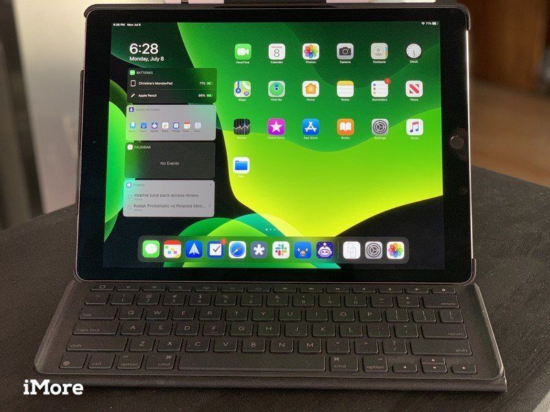 iPad Pro 12.9 с iPadOS 13 виджетов iPad Pro 12.9 с iPadOS 13 виджетов