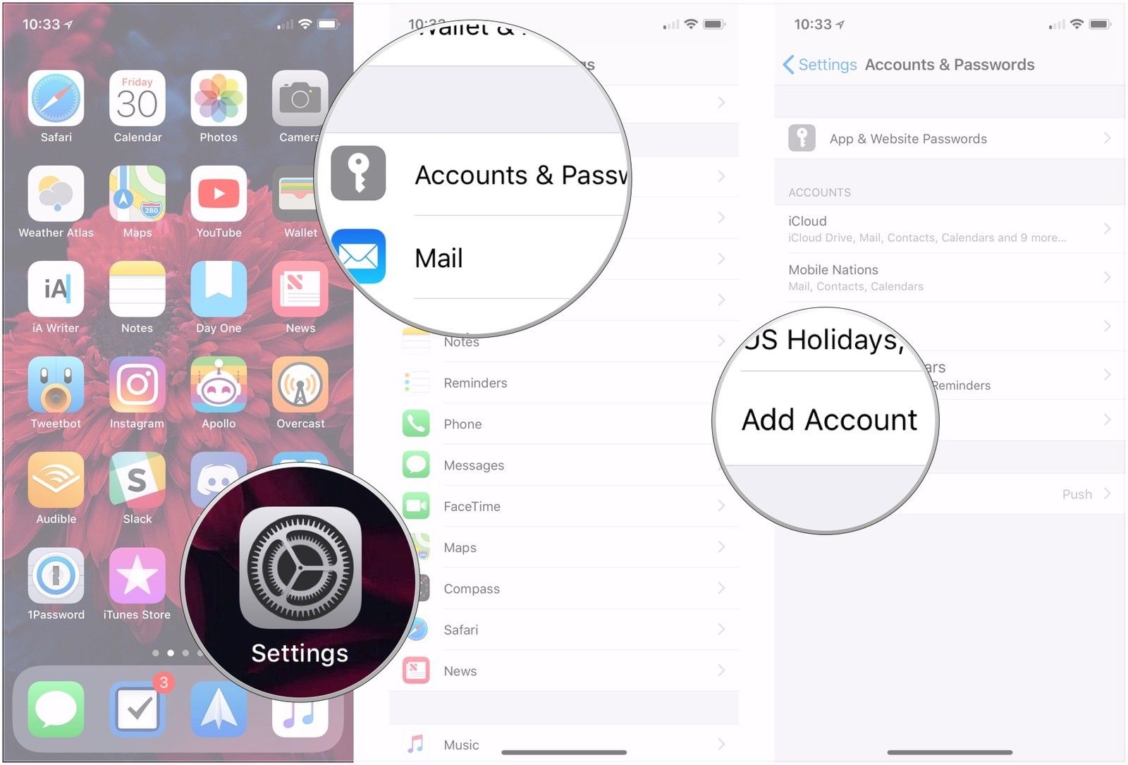 Как передать фото с самсунга на айфон. Iphone native mail.