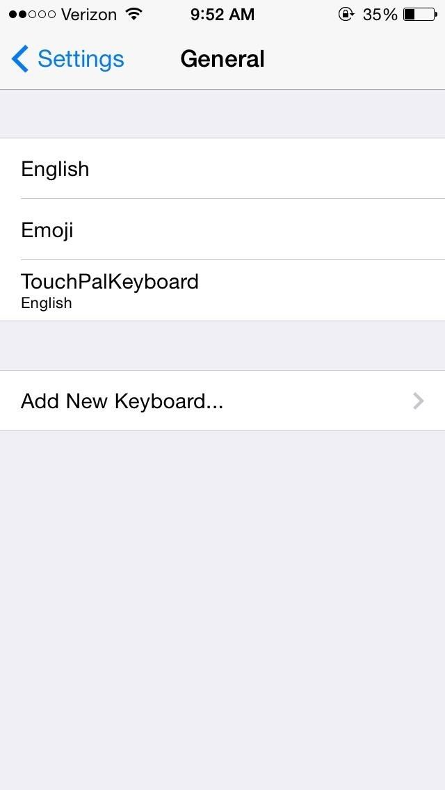 Как настроить TouchPal и другие сторонние клавиатуры на вашем iPhone в iOS 8