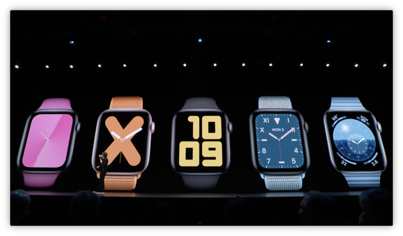 watchOS 6 лиц