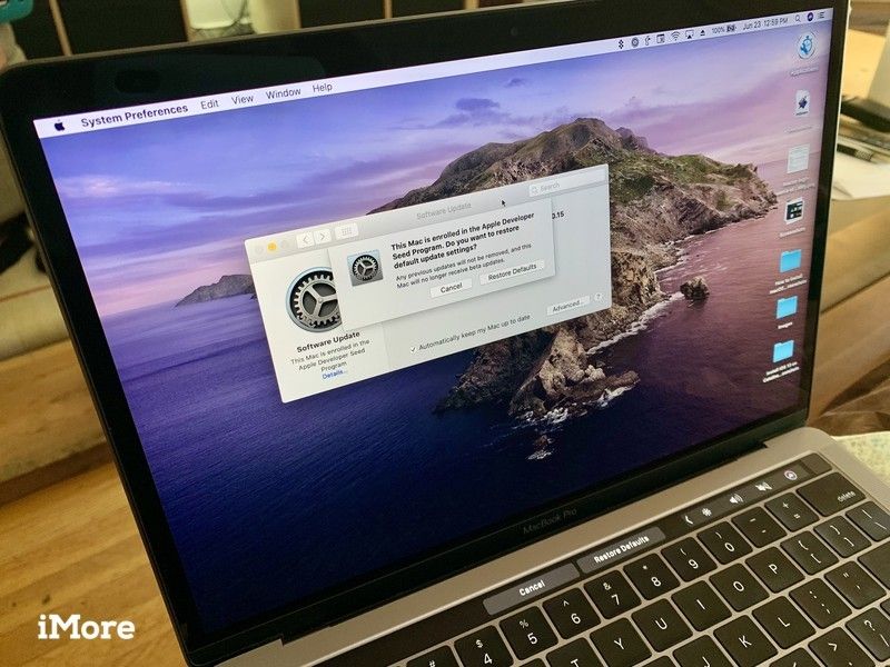 Отказ от бета-тестирования на macOS