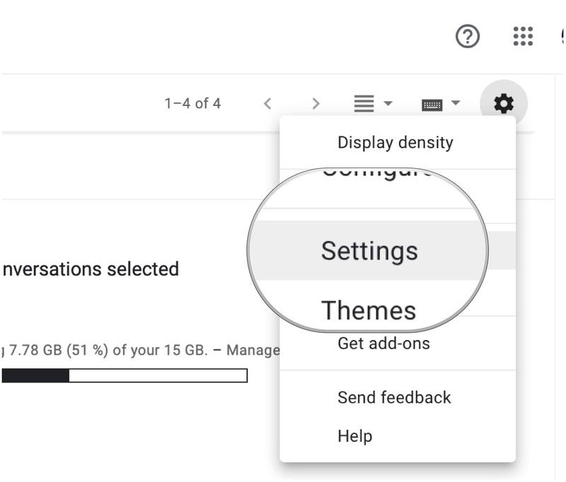 настройки Gmail настройки Gmail