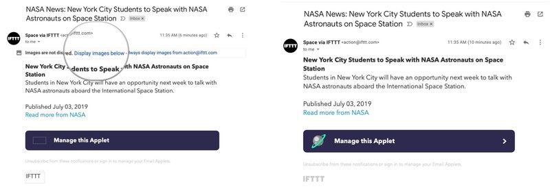 Gmail отображать изображения вручную Gmail отображать изображения вручную