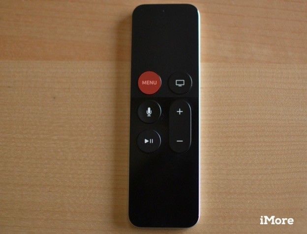 Кнопка меню на пульте Siri