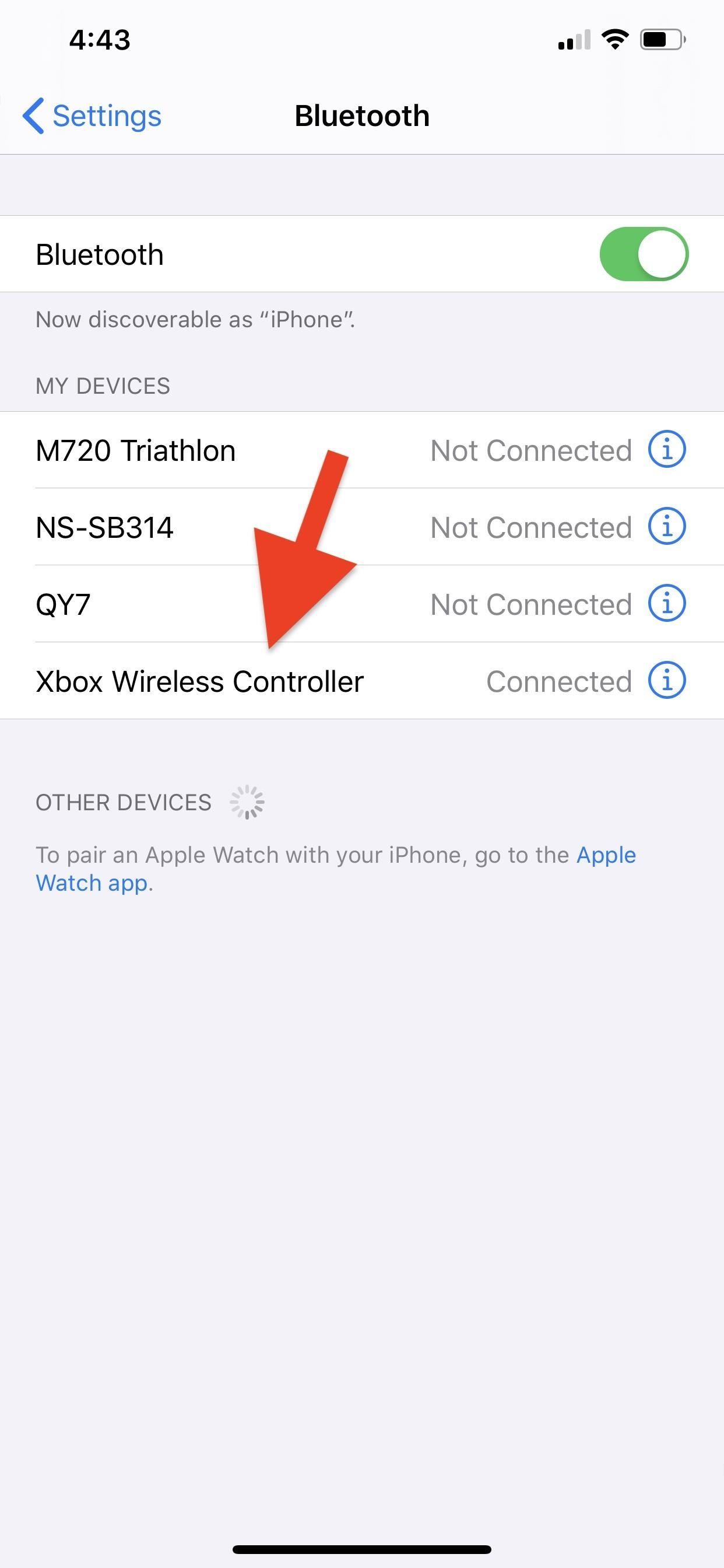 Как подключить беспроводной контроллер Xbox к iPhone для более удобной игры