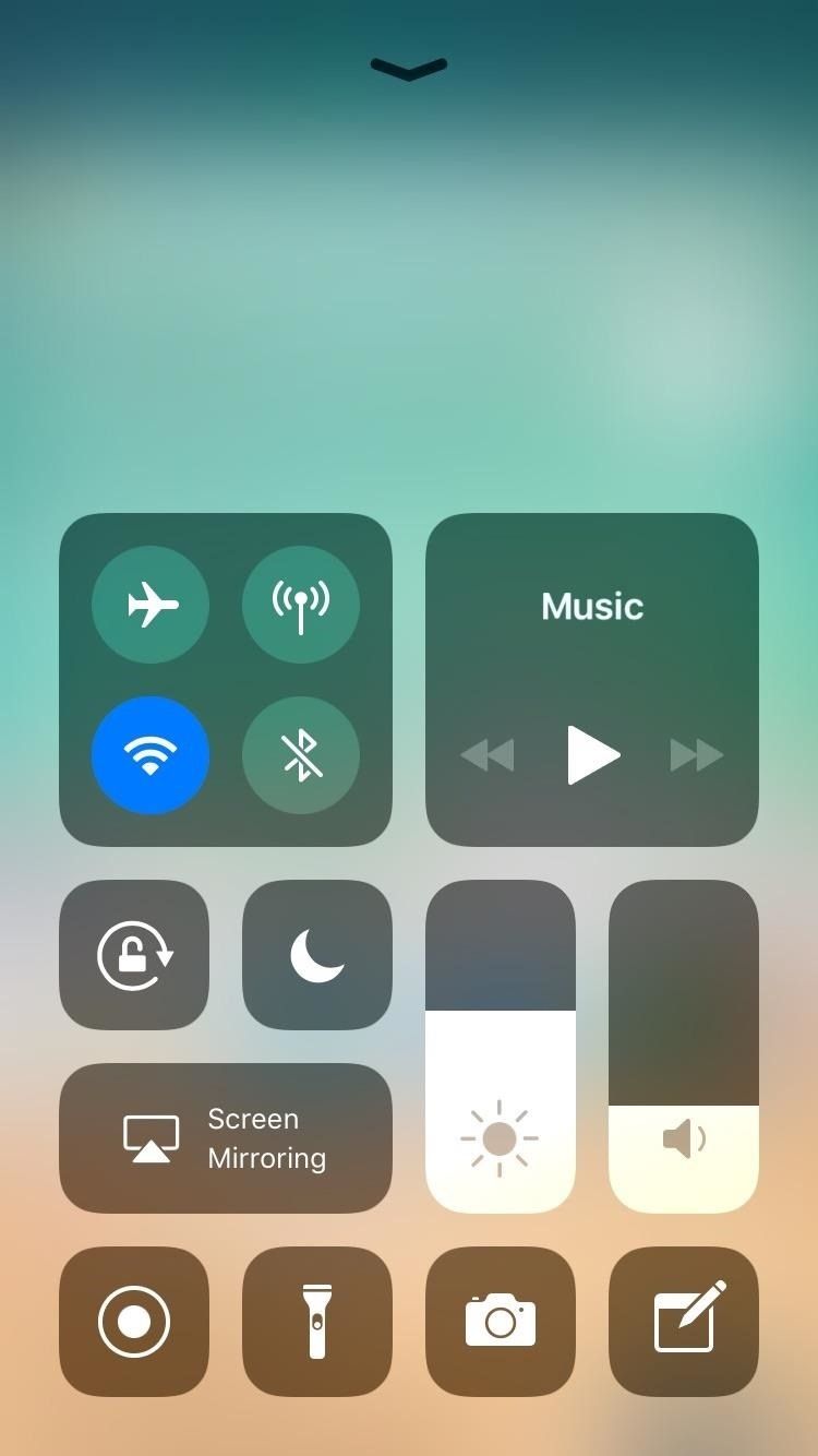 Как получить доступ к настройкам AirDrop в iOS 11's New Control Center