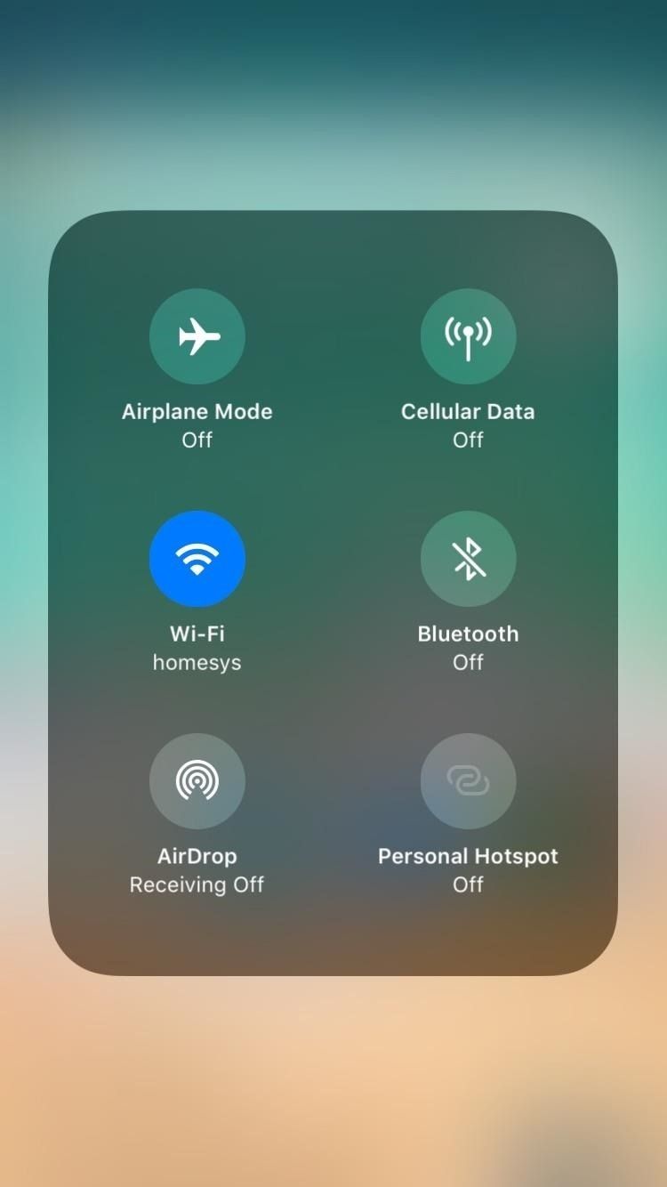 Как получить доступ к настройкам AirDrop в iOS 11's New Control Center