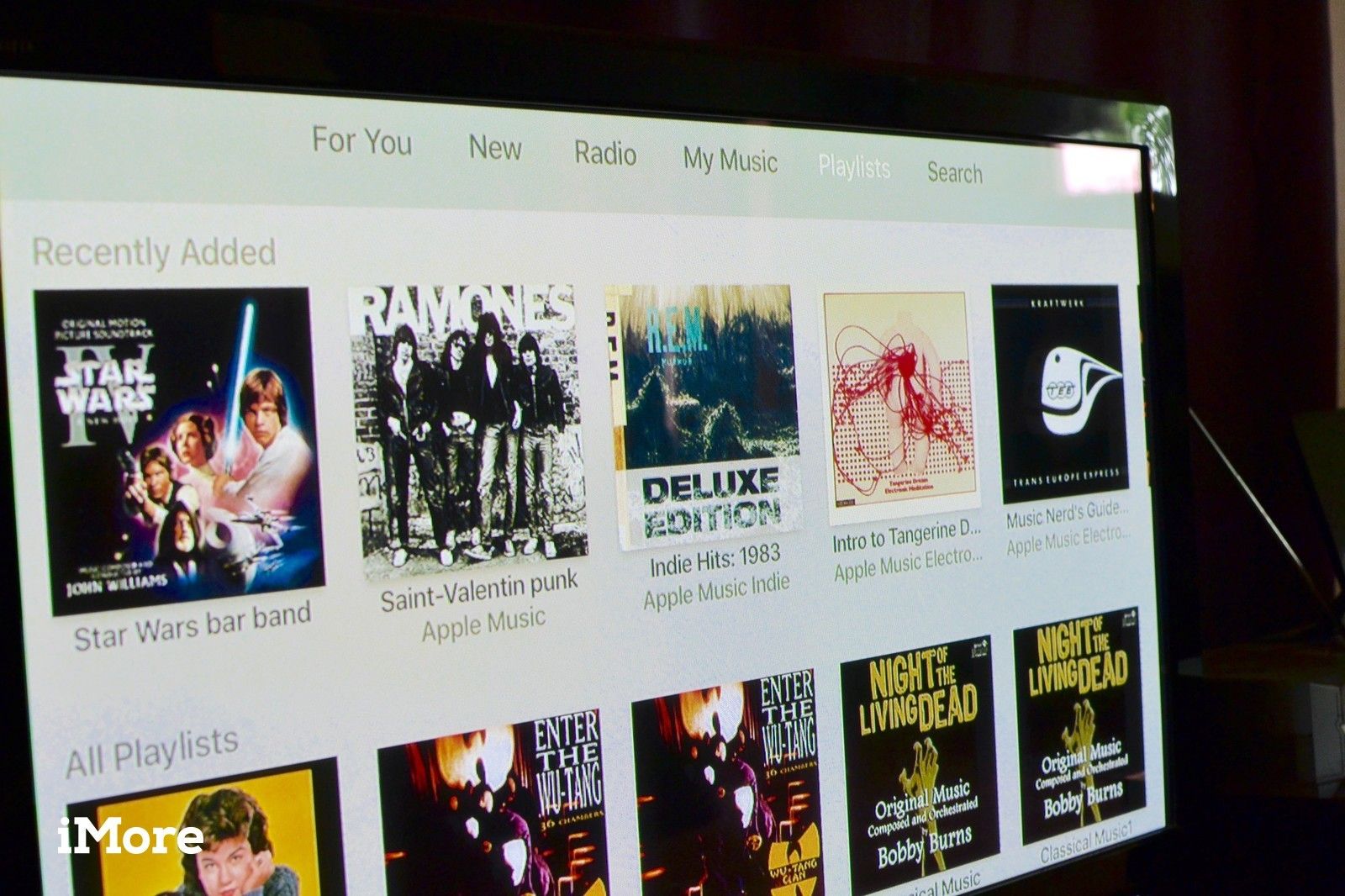 Музыка на Apple TV