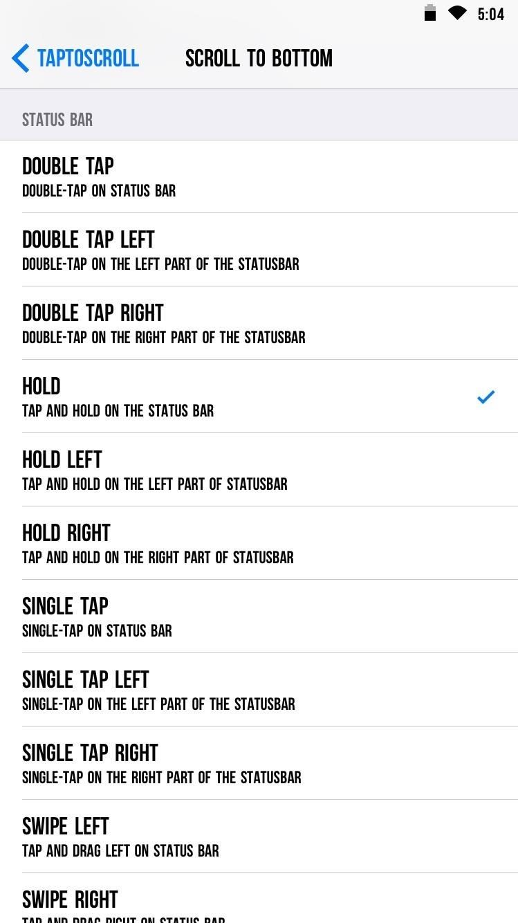 Перейдите к нижней или средней части страницы на вашем iPhone, а не только к вершине