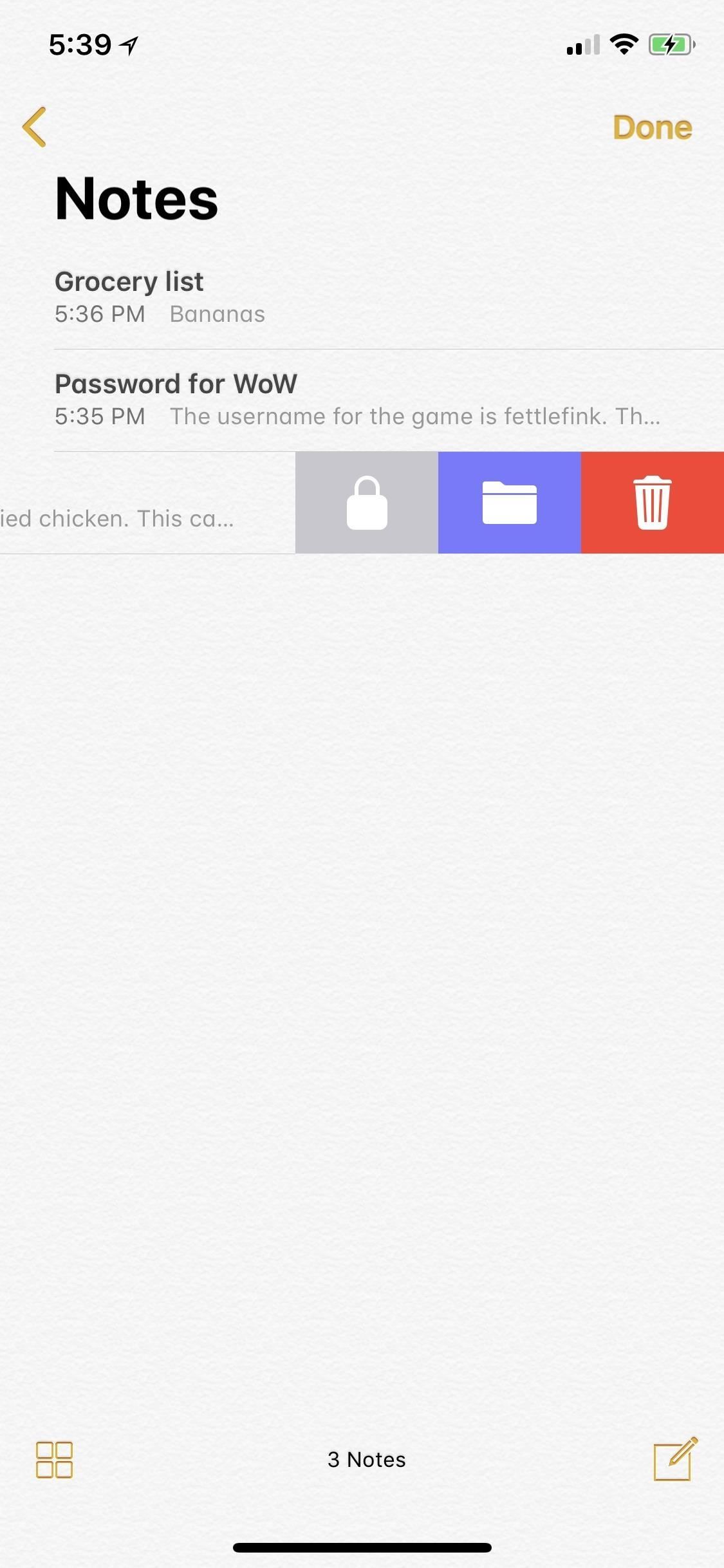 Примечания 101: хитрость для защиты каждой заметки с помощью отдельных уникальных паролей