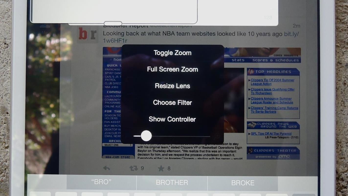 Скрытые функции масштабирования в iOS 8 упрощают чтение мелкого текста на iPhone