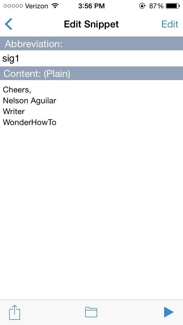 TextExpander приносит готовые ответы и макросы для iOS 8