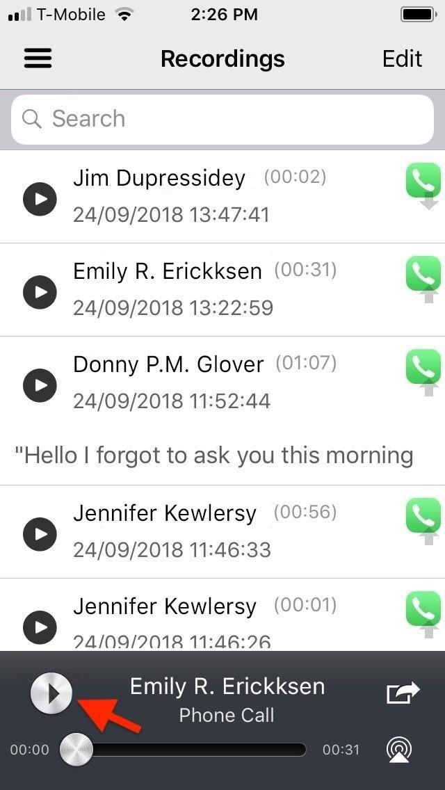 Tweak джейлбрейк записи звонков позволяет записывать звонки iPhone для дешевых