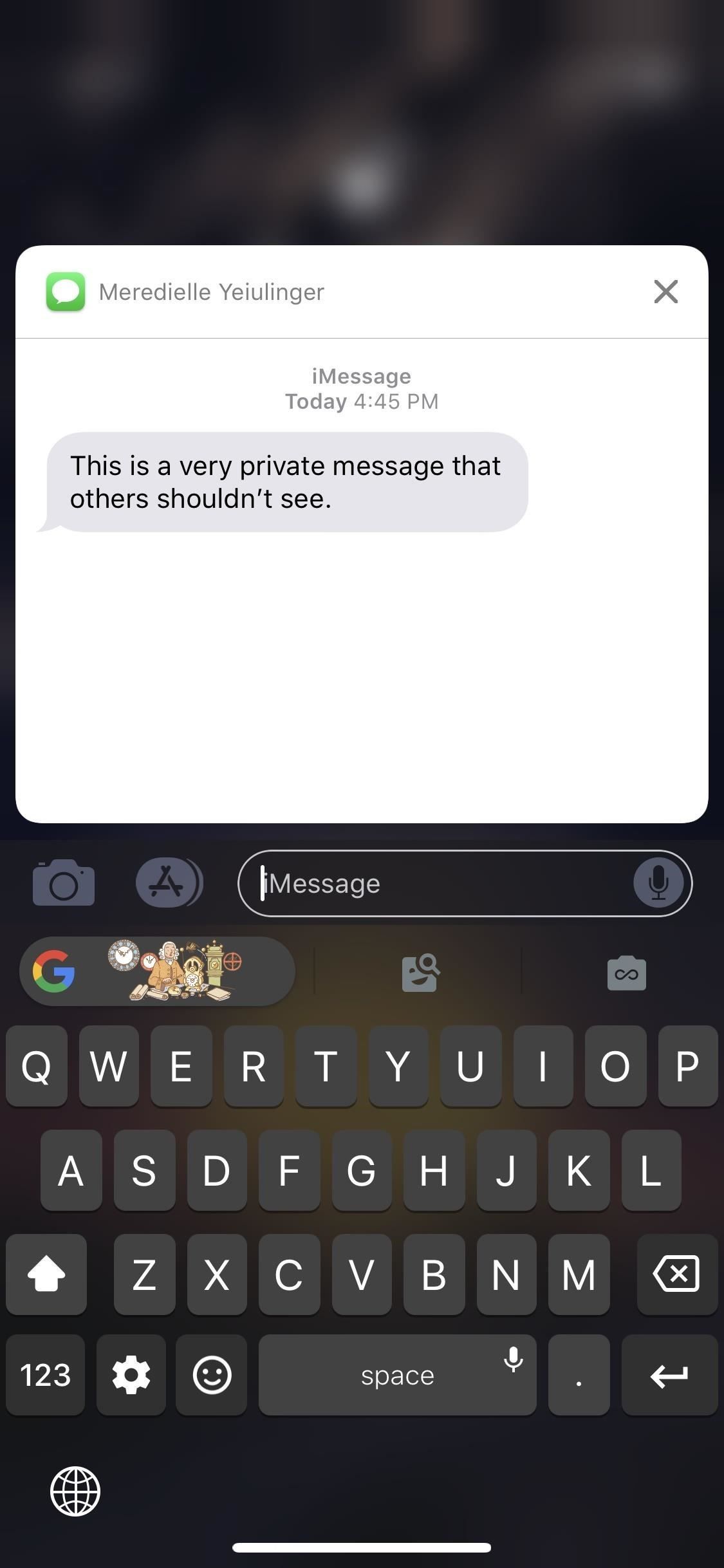 Безопасность iOS: как хранить личные сообщения на вашем iPhone's Lock Screen for Your Eyes Only