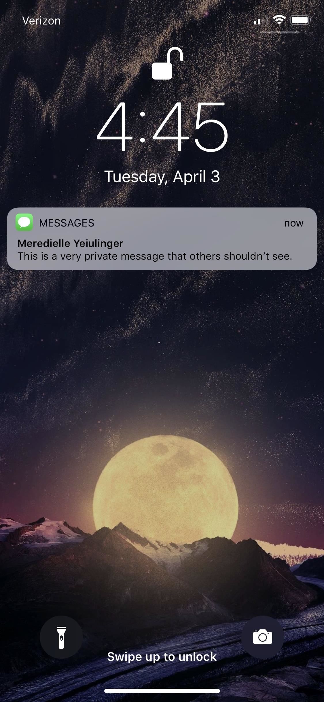 Безопасность iOS: как хранить личные сообщения на вашем iPhone's Lock Screen for Your Eyes Only