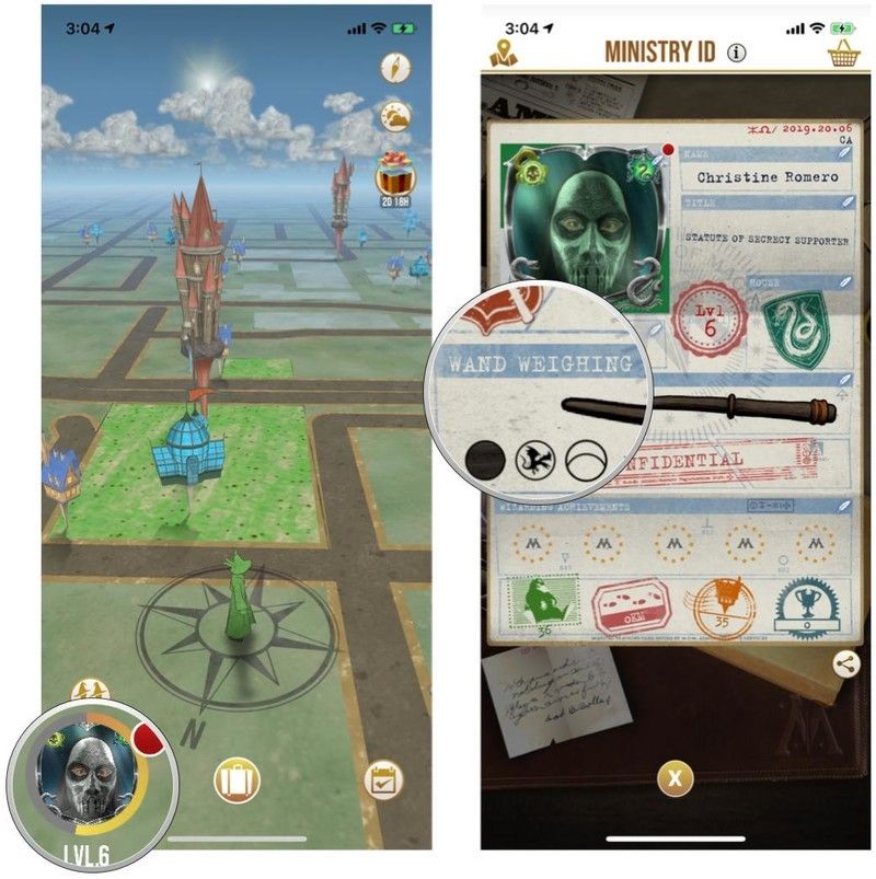 Откройте идентификатор министерства, нажмите Wand Wighing