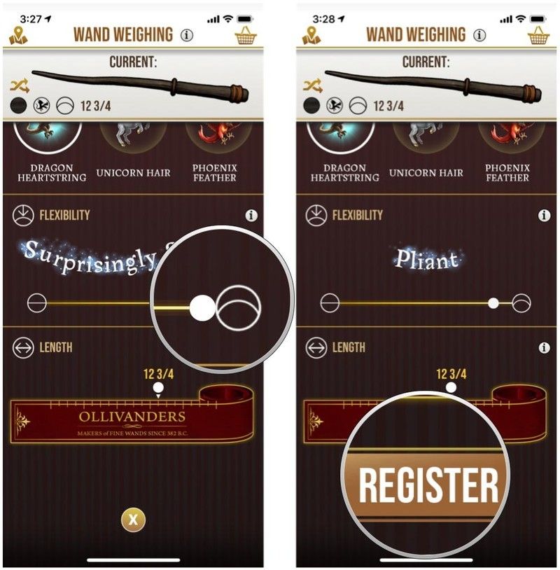 Ползунки для гибкости и длины, подтвердите