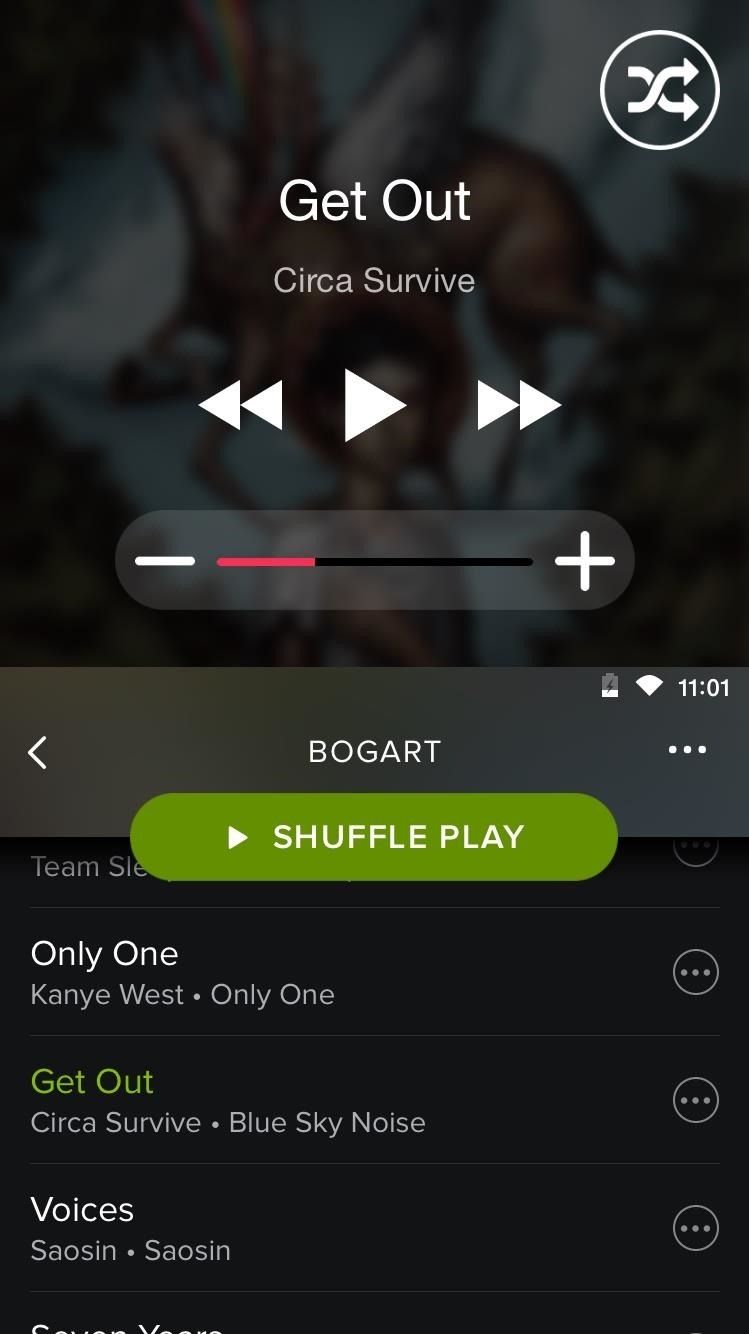 Используйте доступ к элементам управления музыкой и обложкам альбомов на вашем iPhone с любого экрана