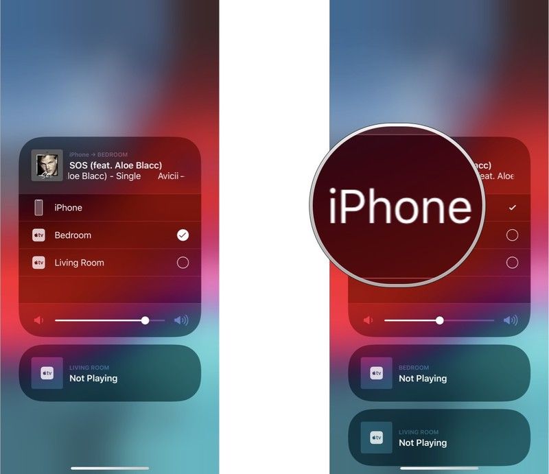 отключить звук Apple TV