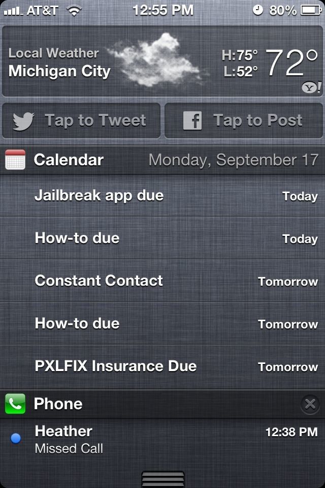 nc поделиться виджетом