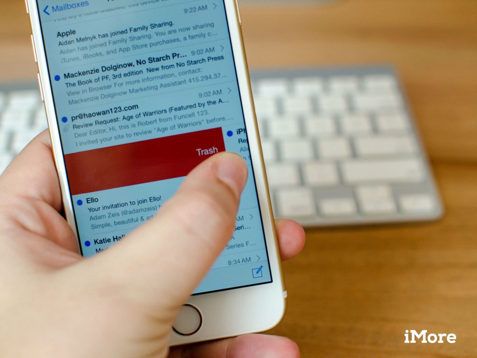 Как использовать архив и корзину одновременно в приложении Почта iOS 8