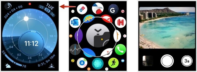 Приложение Apple Watch для камеры