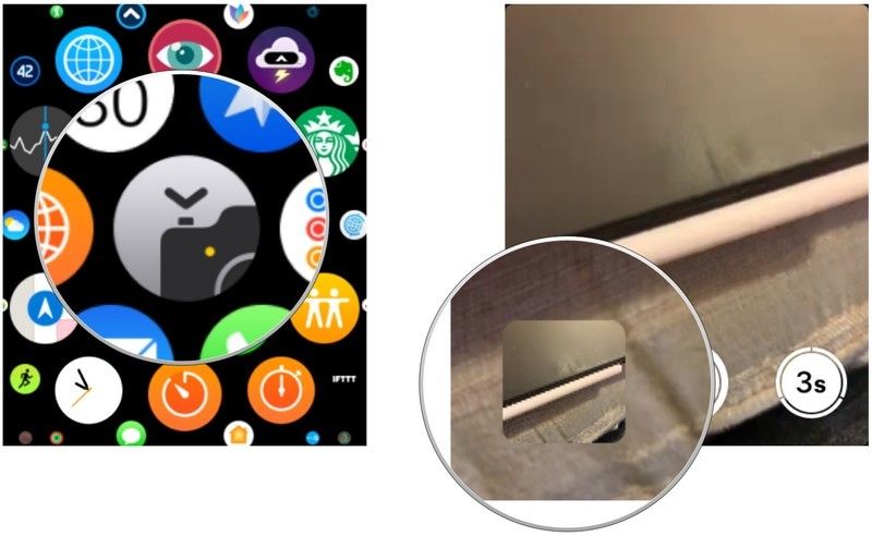 Откройте приложение «Камера», нажмите на миниатюру