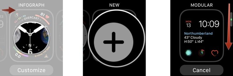Модульное лицо Apple Watch
