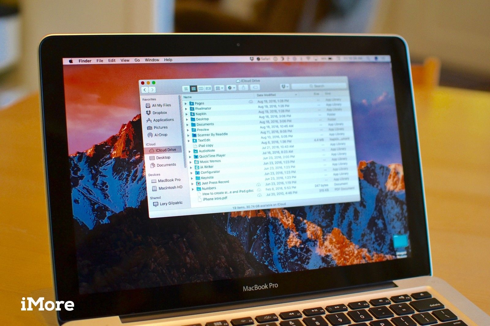 iCloud Drive на Mac