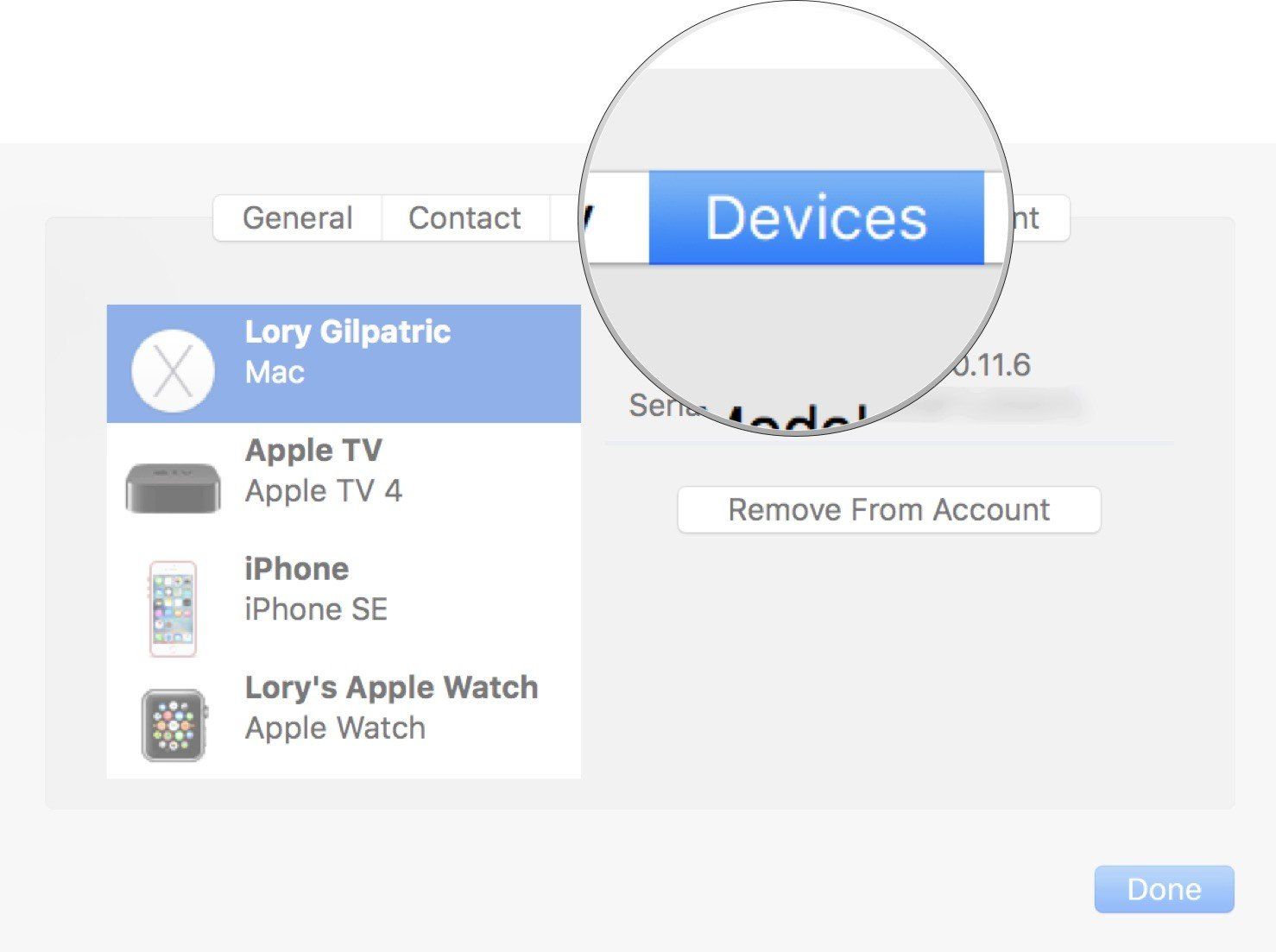 Просмотр информации об учетной записи iCloud на Mac